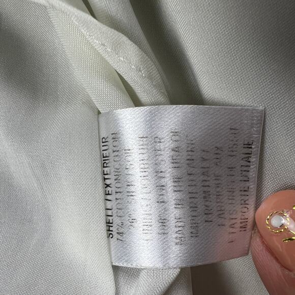 Milly of New York Bold Black White Geometric Cross Back V-Neck Dress Size 2 - Picture 13 of 16